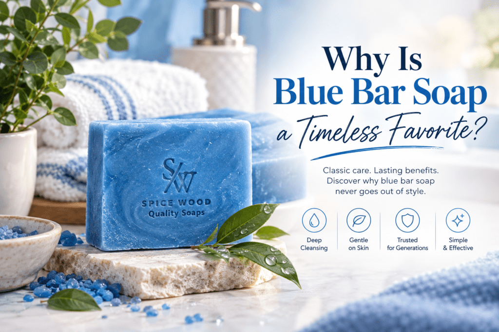 blue bar soap
